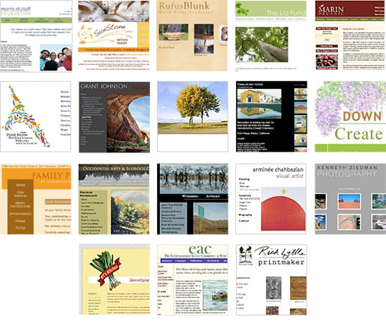 Web Design Thumbnails